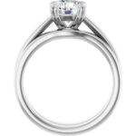 14K Lab-Grown Oval Cut Diamond Women's Bridal Ring Set with Hidden Halo | Eco-Friendly Engagement & Wedding Bands