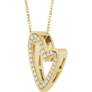 Tilted-Heart-Diamond-Pendant-14K