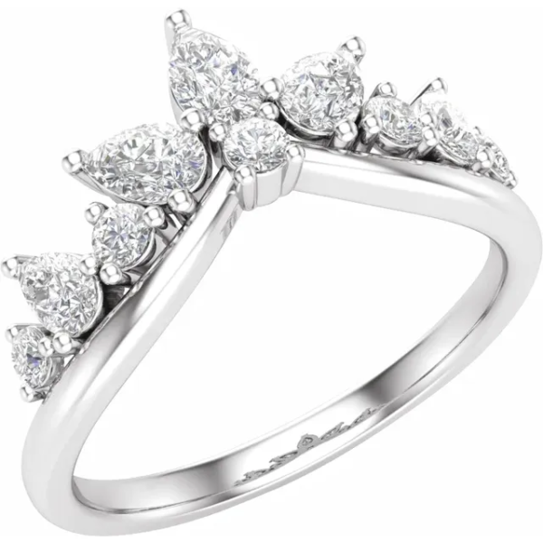 pear-cut-diamond-wedding-band